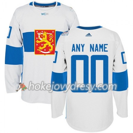 Pánské Hokejový Dres Finsko Personalizované Světový pohár v ledním hokeji 2016 Bílá Premier